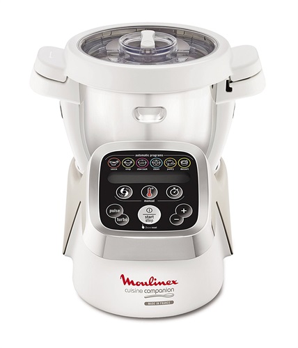 Moulinex HF802AA1 Cuisine Companion Robot da Cucina Multifunzione con 6 Programmi Automatici.