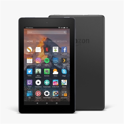 Tablet Fire 7, schermo da 7, 16 GB, (Nero) - con offerte speciali.