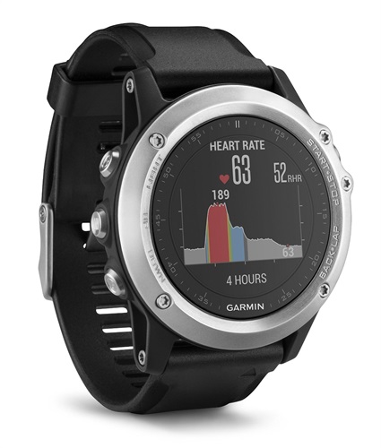 Smartwatch Garmin GPS Multisport, Sensore Cardio al Polso, Display a Colori, Altimetro e Bussola, Nero-Grigio.