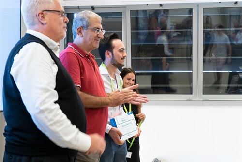 Un momento della premiazione