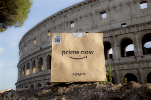 Amazon Prime Now ora disponibile anche a Roma