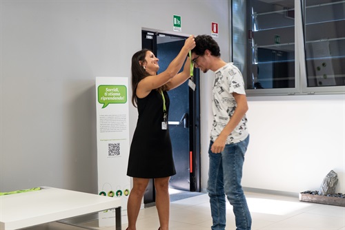 Un momento della premiazione