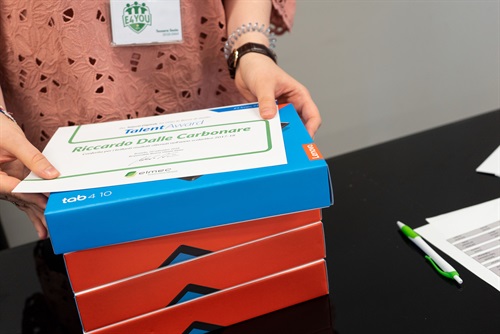 Un momento della premiazione