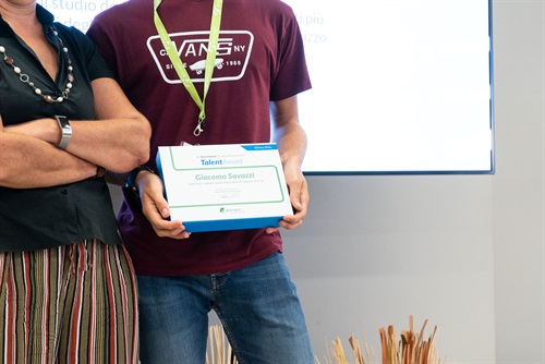 Un momento della premiazione