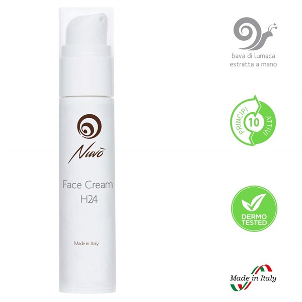Nuvò Cosmetic: Face cream h24 a base di bava di lumaca