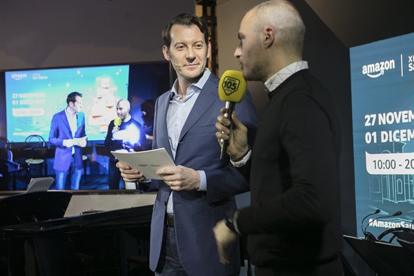 Daniele Battaglia introduce Giorgio Busnelli, Director Media di Amazon.it e Amazon.es