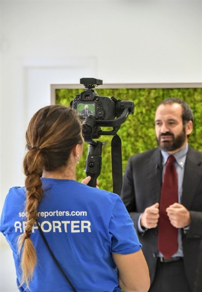 Michele Onorato (Security Office Manager) 
Credits Social Reporters