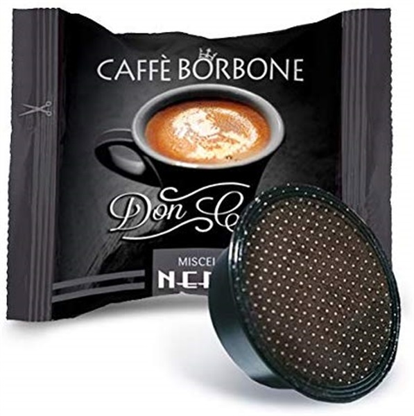 •	Caffè Borbone Don Carlo Miscela Nera - Confezione da 100 capsule