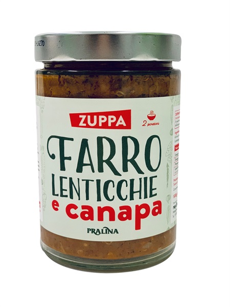 Farro, lenticchie e canapa - Pralina 