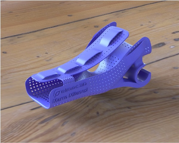 Componente di Handbike stampata in 3D