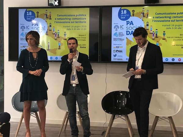Il presidente di PA Social Francesco Di Costanzo apre a Roma il PA Social Day