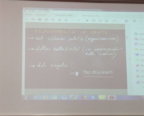 La presentazione di Micaela Abbinante