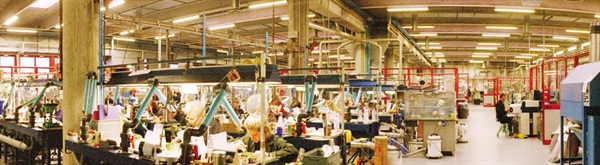 Interno dell'azienda Lucchetta 