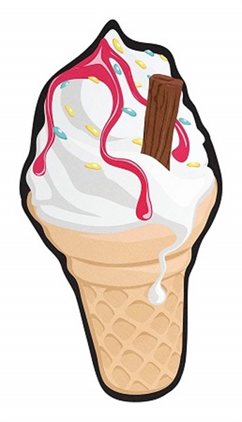 Giggle Beaver Super-Dimensioni Gelato da Spiaggia, Multicolore.jpg