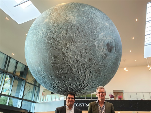 From the left: Bruno Carvalho , VP Business Development of D-Orbit PT, and Simon Reid, COO D-Orbit UK 