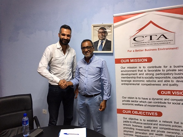 Incontro con Gulamo Abubakar - Presidente della Confederação das Associações Económicas de Moçambique (CTA) a Cabo Delgado.