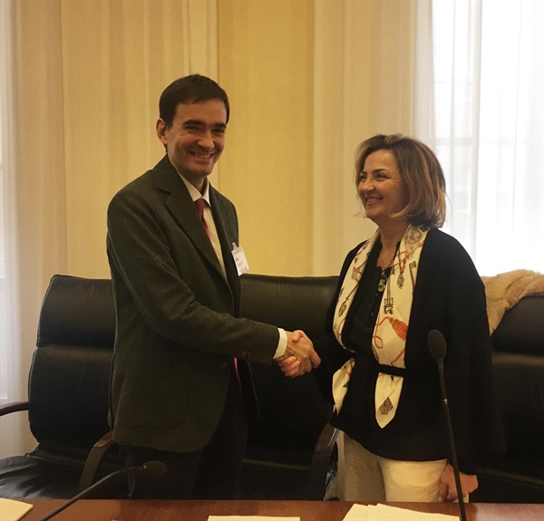 Signing of the Joint Declaration between UNIDO ITPO Italy and University of Udine