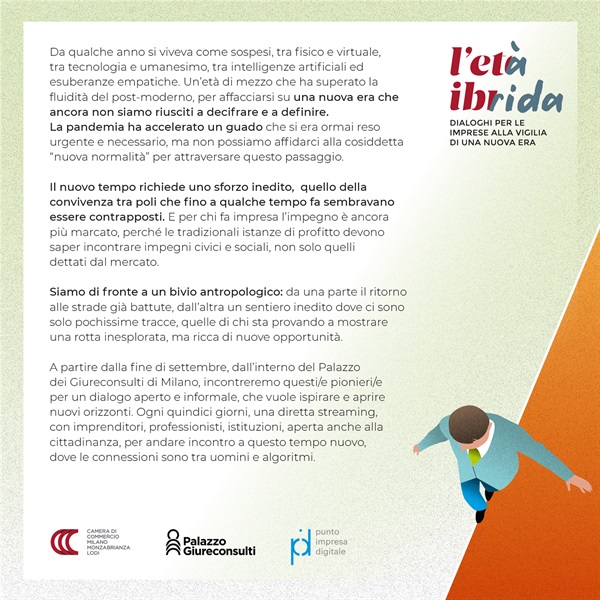 Invito L’età Ibrida Dialoghi per le imprese alla vigilia di una nuova era