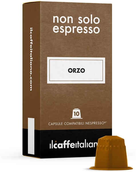 •	Il Caffè Italiano - 50 Capsule Orzo - Compatibili con Macchine da caffè Nespresso