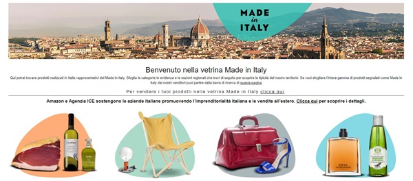 La vetrina Made in Italy su Amazon