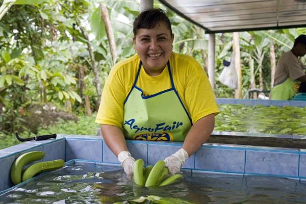 produttrice asoguabo Ecuador, credits AgrofairEurope