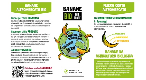 Vaschetta Banane BIO manifesto