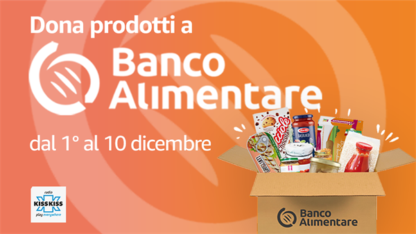 Amazon.it aderisce alla 24ma Colletta Alimentare di Banco Alimentare