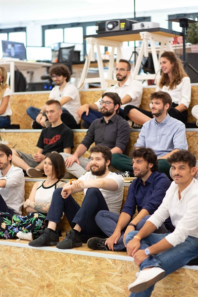 Un momento di formazione nella sede di Uqido