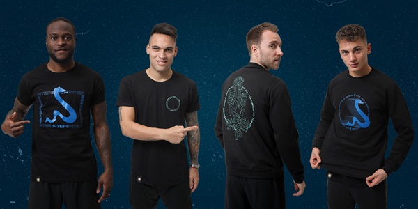 Da sinistra: Victor Moses, Lautaro Martinez, Christian Eriksen,  Nicolò Barella