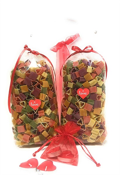 Pasta a forma di cuore, di Nonno Mario