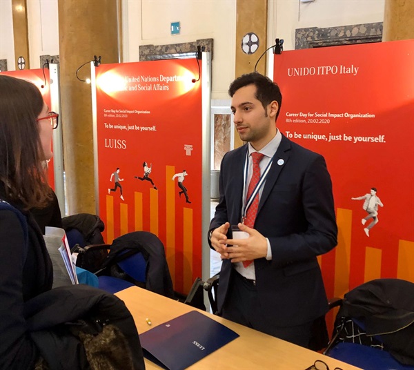 UNIDO ITPO Italy incontra gli studenti al Luiss Career Day for Social Impact Organization