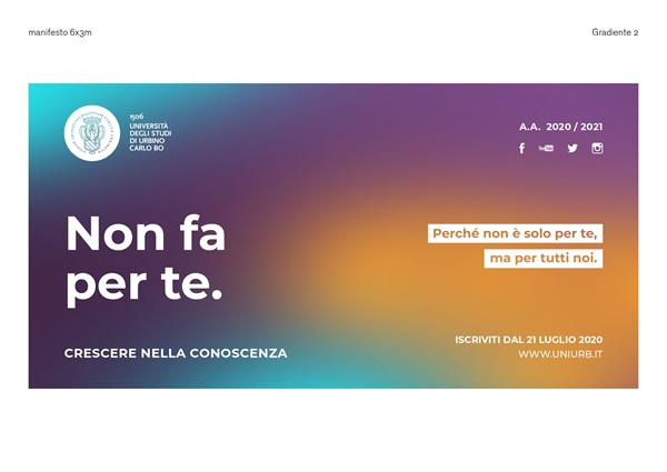 Uniurb2020-presentazione campagna