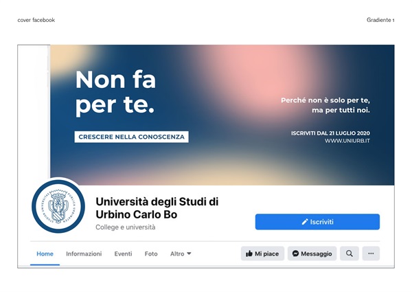 Uniurb2020-presentazione campagna