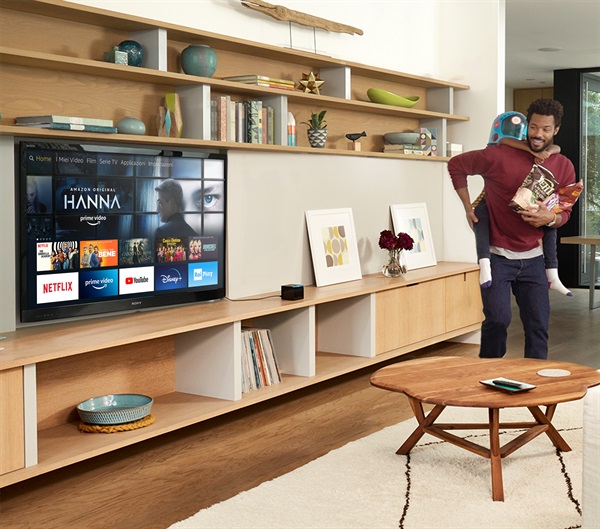 Fire Tv Cube  - foto ambientata