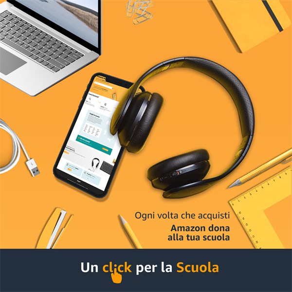 Ogni volta che acquisti Amazon dona alla tua scuola e a te non costa nulla!