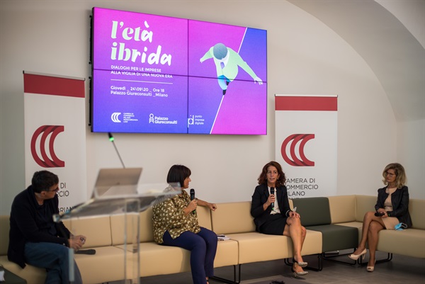 #EtàIbrida 24 settembre 2020 Camera di Commercio di Milano Monza Brianza Lodi a cura di Iabicus | Paolo Iabichino, Marisandra Lizzi, Elena Vasco, Roberta Cocco |Credits: Fabiola Catalano
