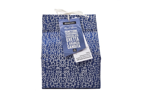 Panettone tradizionale cioccolato, uvetta e arancia candita.