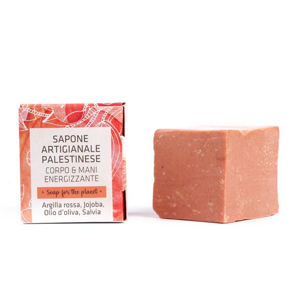 Sapone Palestina Corpo e mani - Argilla rossa