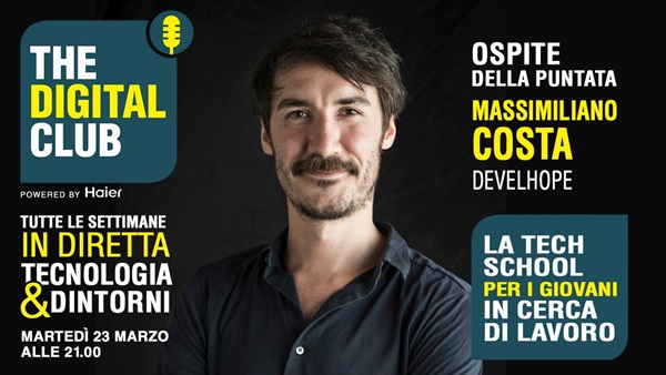 Locandina Massimiliano Costa ospite a The Digital Club