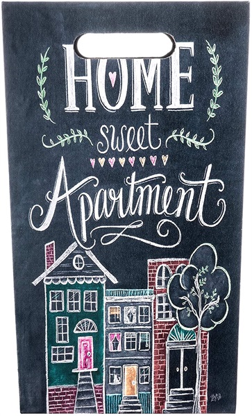 Porta Ombrello Ombrelli Grigio Scuro “Home Sweet Apartment” – Rebecca Mobili