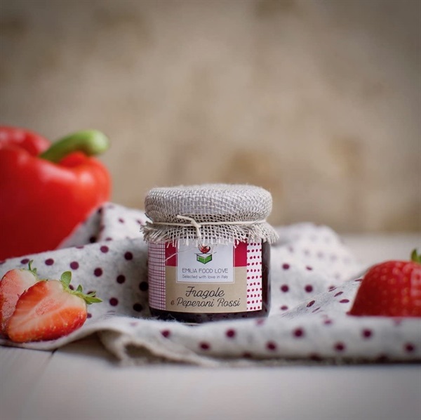 Composta di Fragole e Peperoni Rossi - 100% Made in Italy – Emilia Food Love