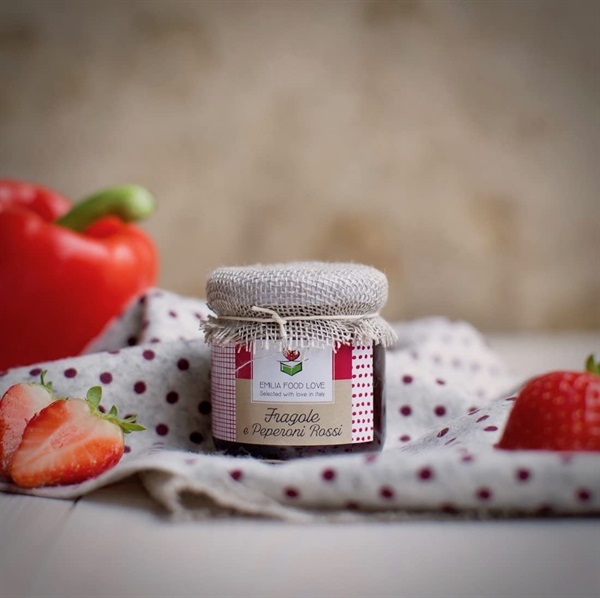 Composta di Fragole e Peperoni Rossi - 100% Made in Italy – Emilia Food Love