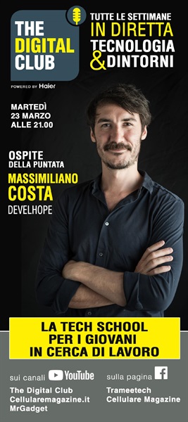 Locandina Massimiliano Costa ospite a The Digital Club