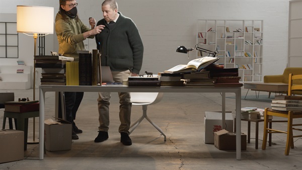 Giovanni Agosti, backstage Lezioni d'Autore Feltrinelli Education, 2021