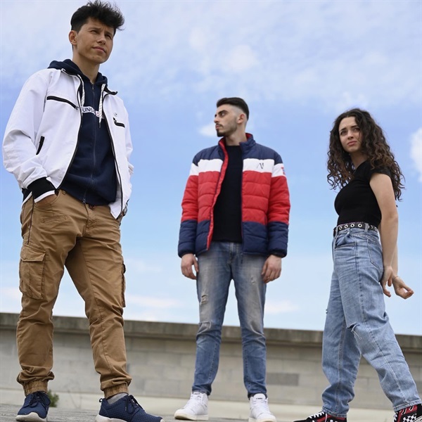 In ordine da sinistra: Timur Rella, Alessandro  Miceli (Pixo), Carlotta Sarina (Lotta).