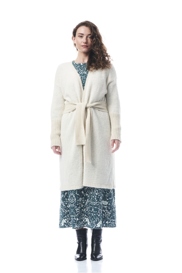 Cardigan LUNGO in alpaca superfine