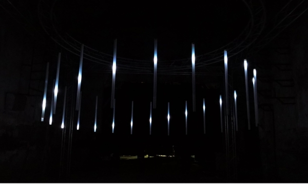 SIN-2019- precedente installazione dell'artista  e ricercatore multimediale Cristian Rizzuti