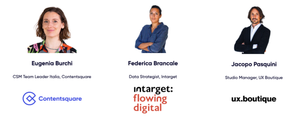  Contentsquare, intarget e UX Boutique 