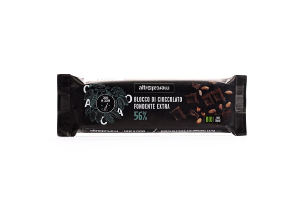 Cioccolato fondente in blocco - bio - 200g

