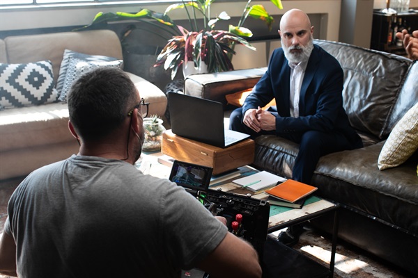 Alcuni momenti delle riprese per la nuova campagna di 24ORE Business School